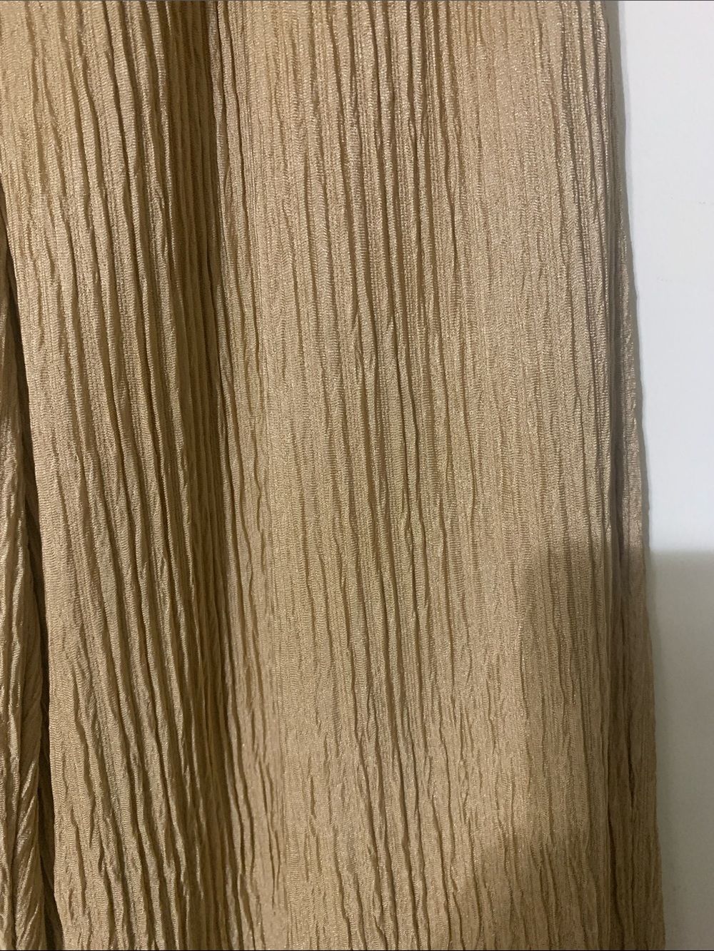 Ribbed Wide-Leg Knit Pants in Camel Neutral - Picture 4 of 10